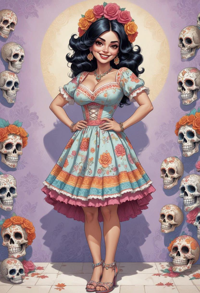 Dia de los muertos calavera 12