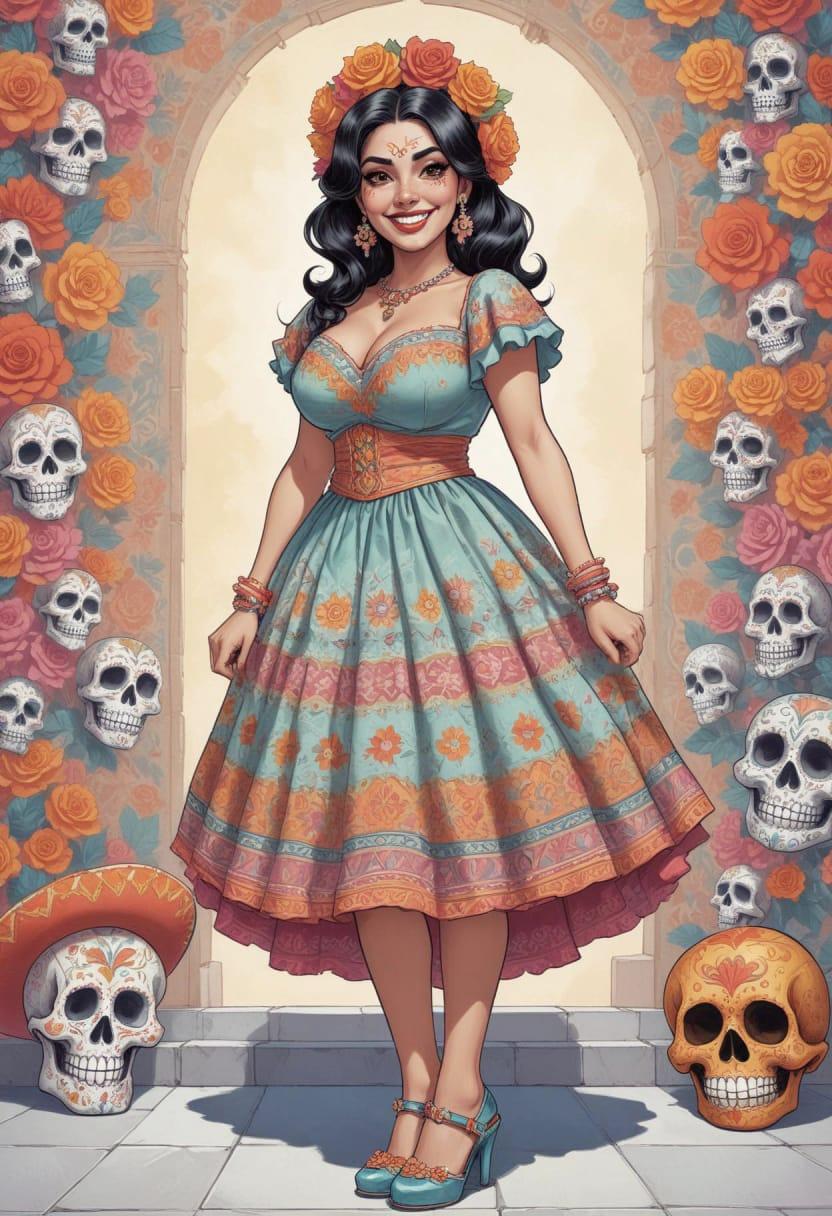 Dia de los muertos calavera 14