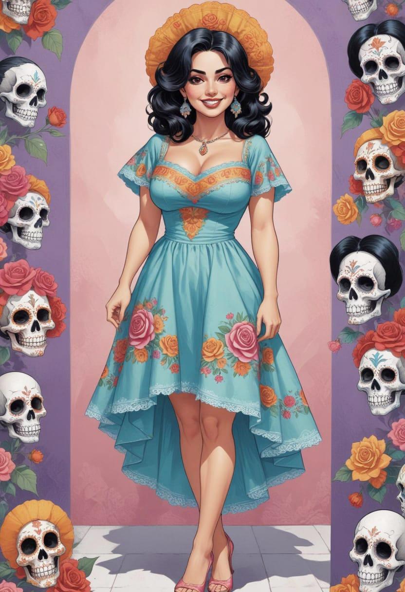 Dia de los muertos calavera 15