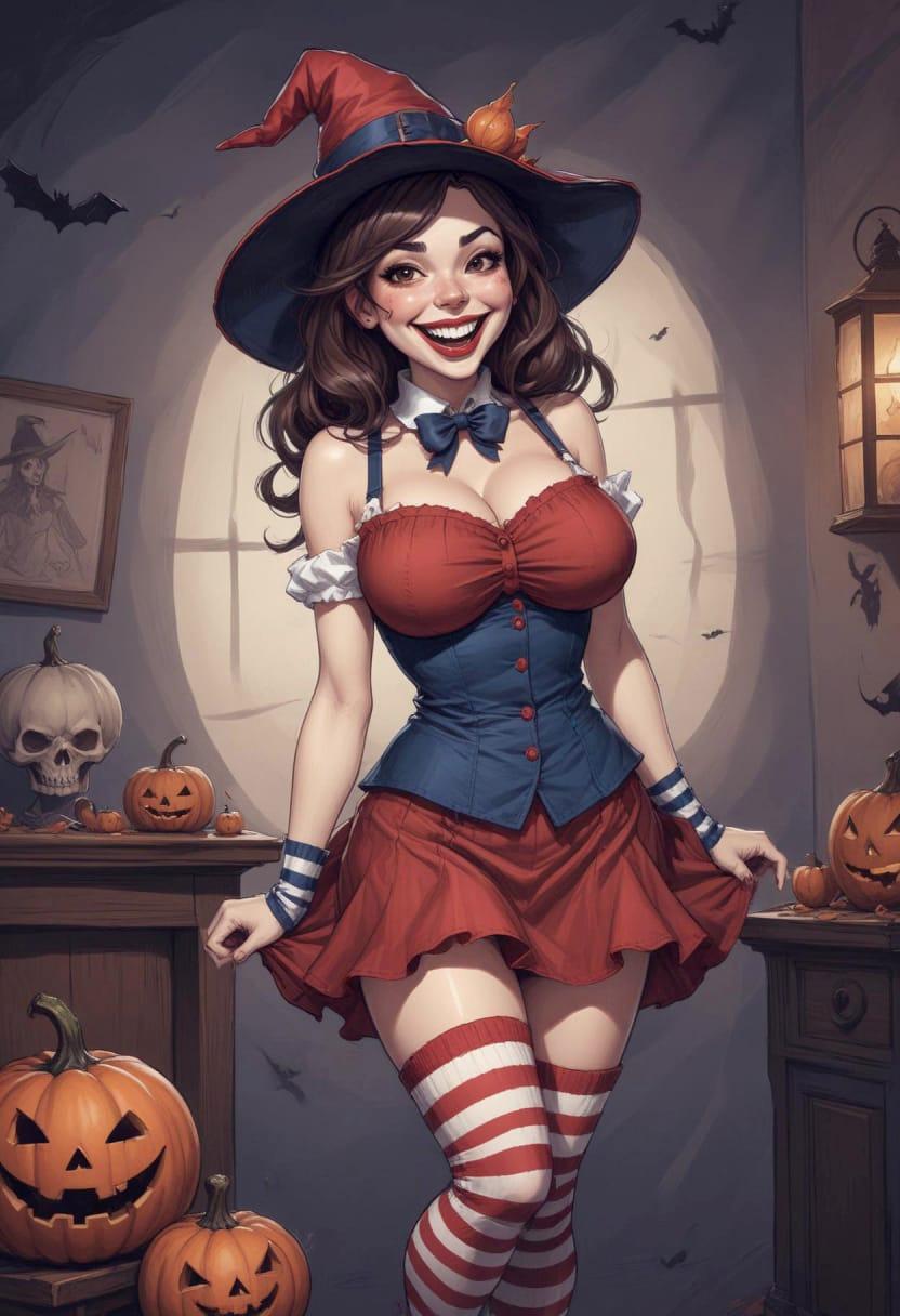 Diy halloween witch costume 01