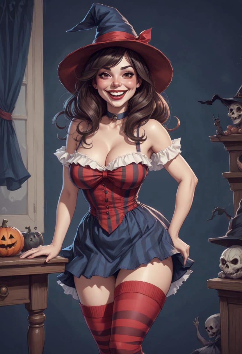 Diy halloween witch costume 02