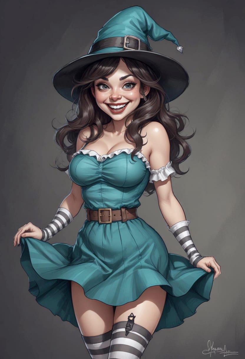 Diy halloween witch costume 04