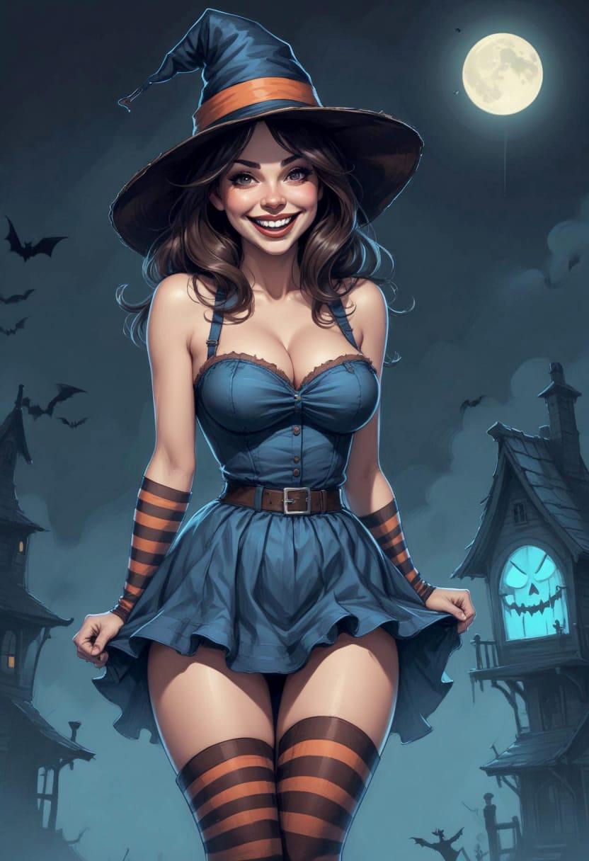 Diy halloween witch costume 07