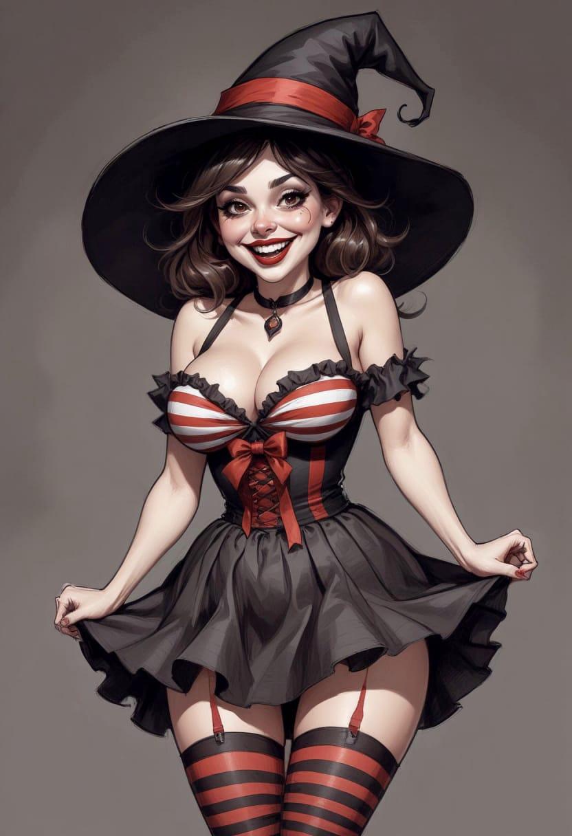 Diy halloween witch costume 09