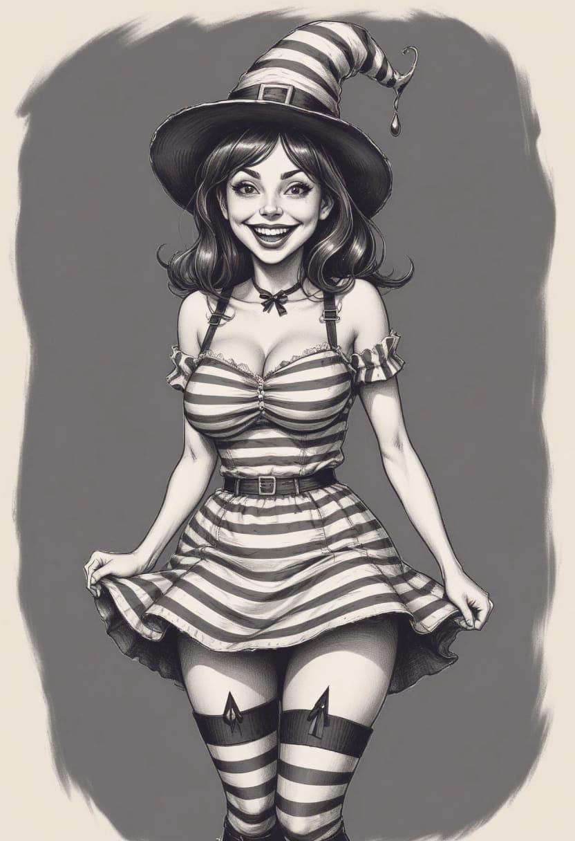 Diy halloween witch costume 16