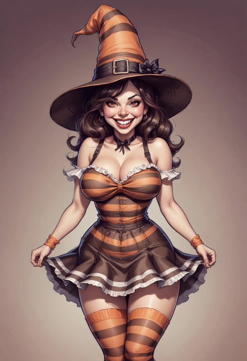 Diy halloween witch costume 17