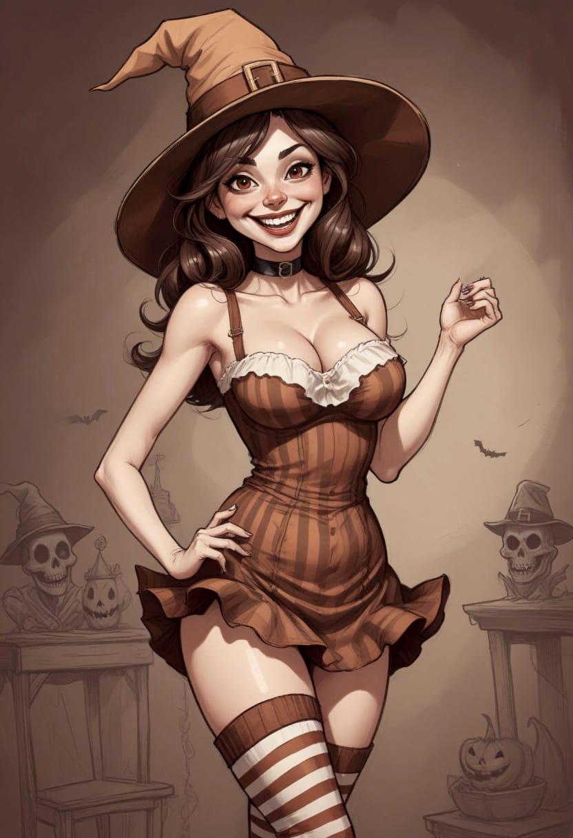 Diy halloween witch costume 20
