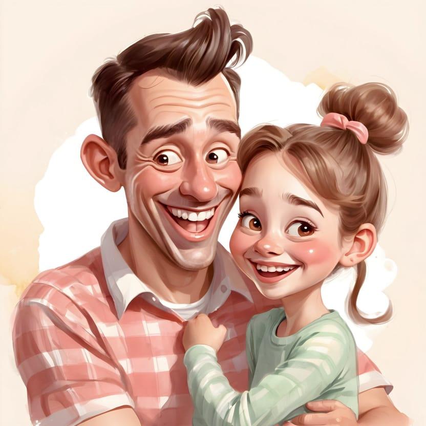 Father and daughter 10