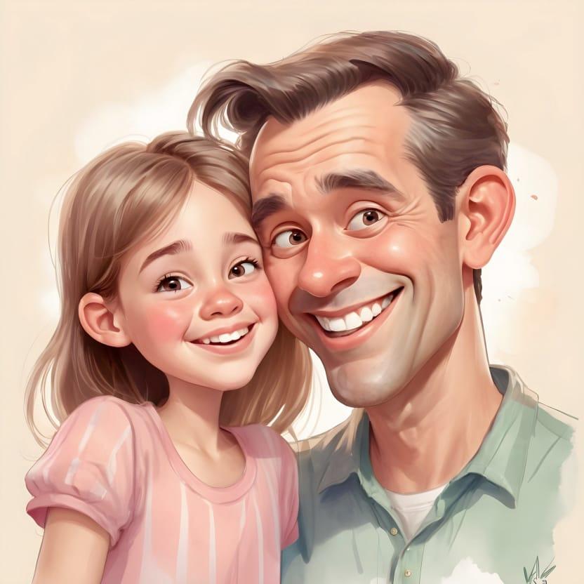Father and daughter 12
