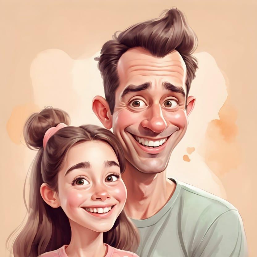 Father and daughter 16