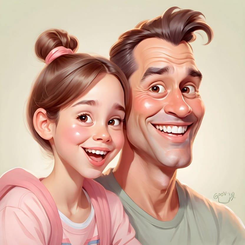 Father and daughter 17