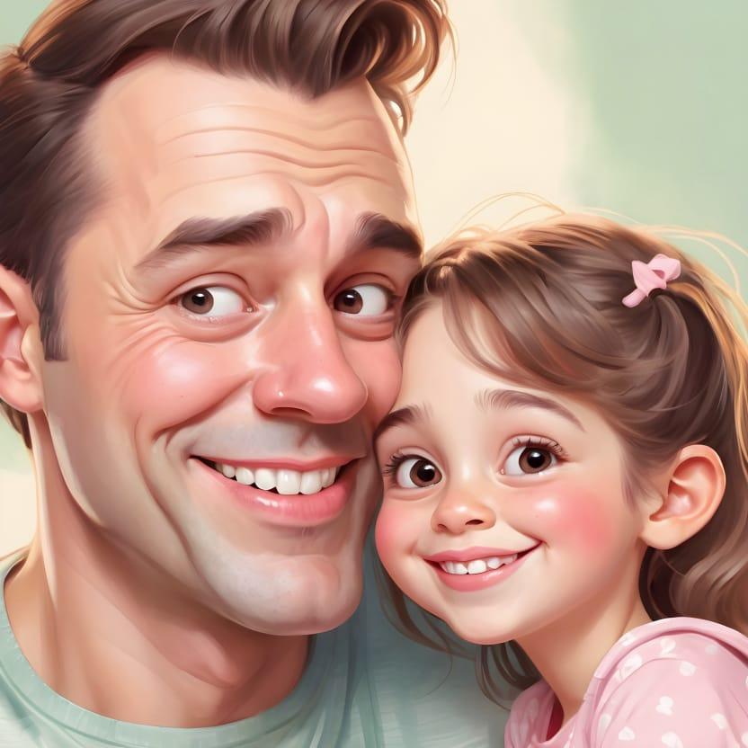 Father and daughter 18