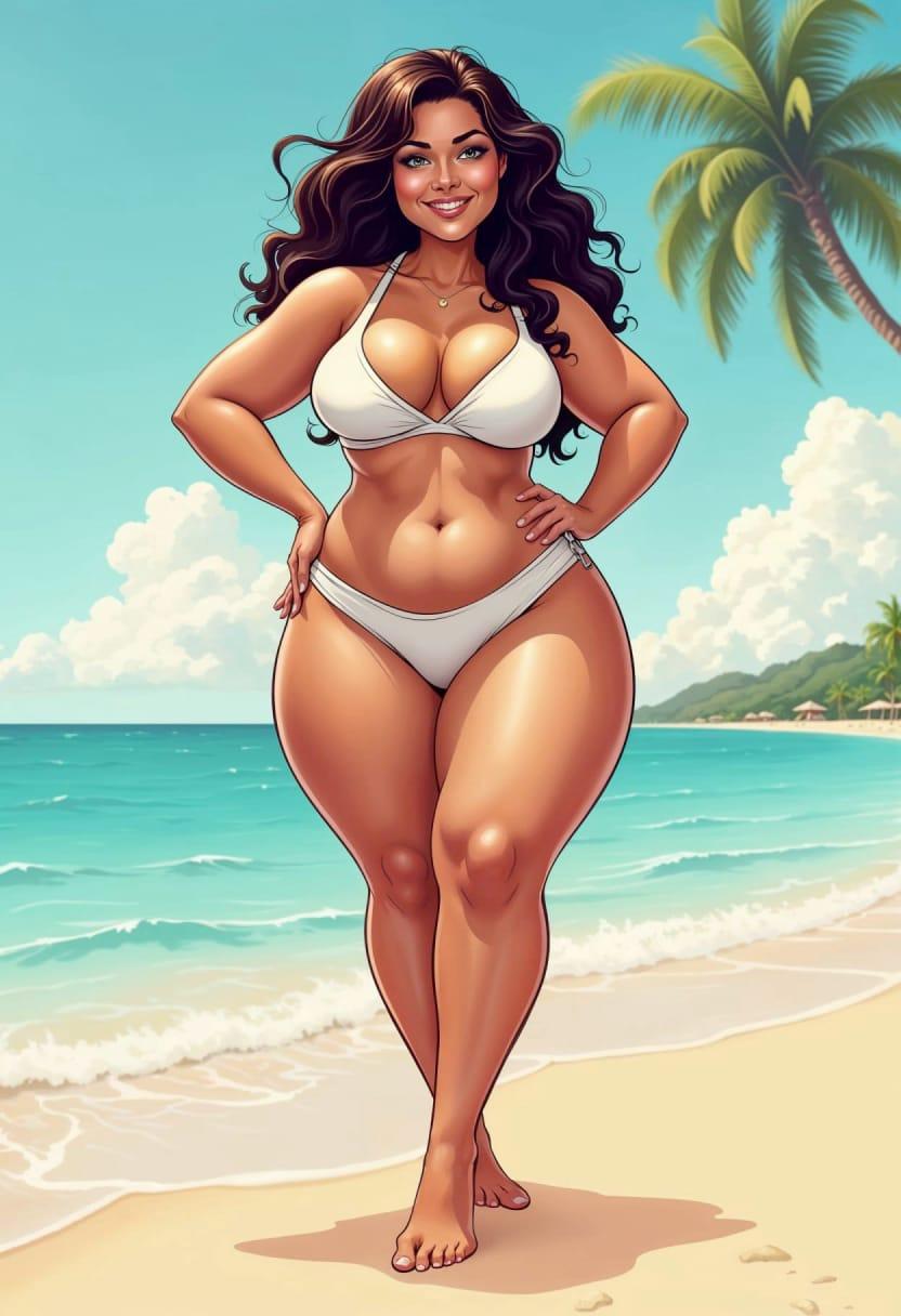 Beach girl 01
