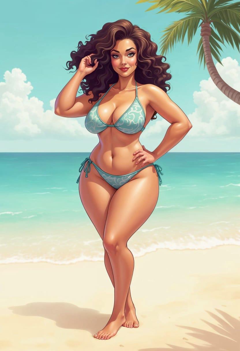 Beach girl 02