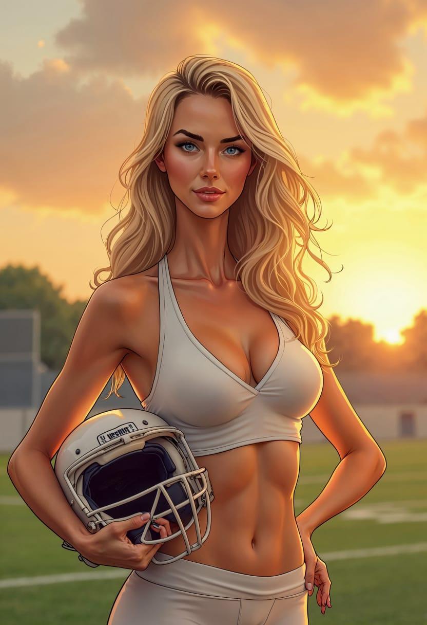 American football aesthetic 04