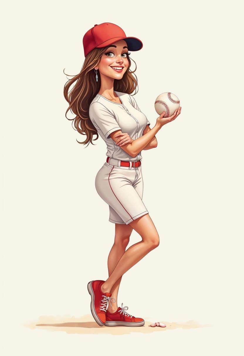 American girl baseball 17