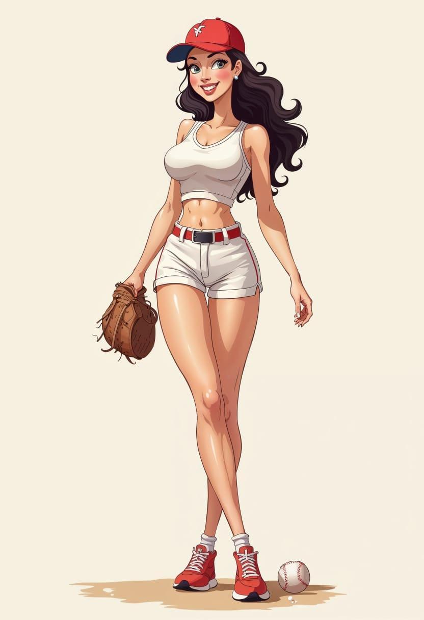 American girl baseball 18
